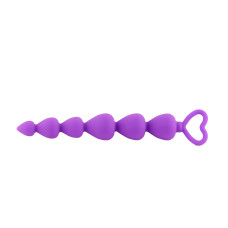 Анальная цепочка B - Series HeavyFun Anal Beads Heart Purple