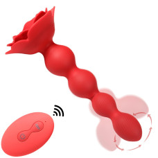 Анальный стимулятор B - Series Cute Rose Rotating Anal Beads