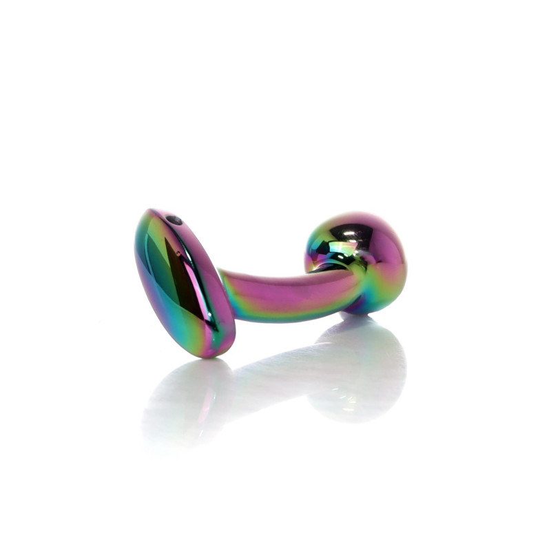 Анальная пробка B - Series HeavyFun Curved Jewellery Multicolour Plug S