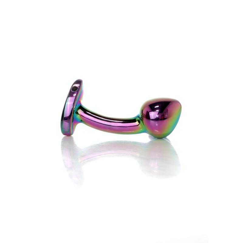 Анальная пробка B - Series HeavyFun Curved Jewellery Multicolour Plug S