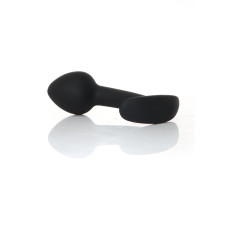 Анальна пробка B - Series HeavyFun Curved Silicone Black Plug L