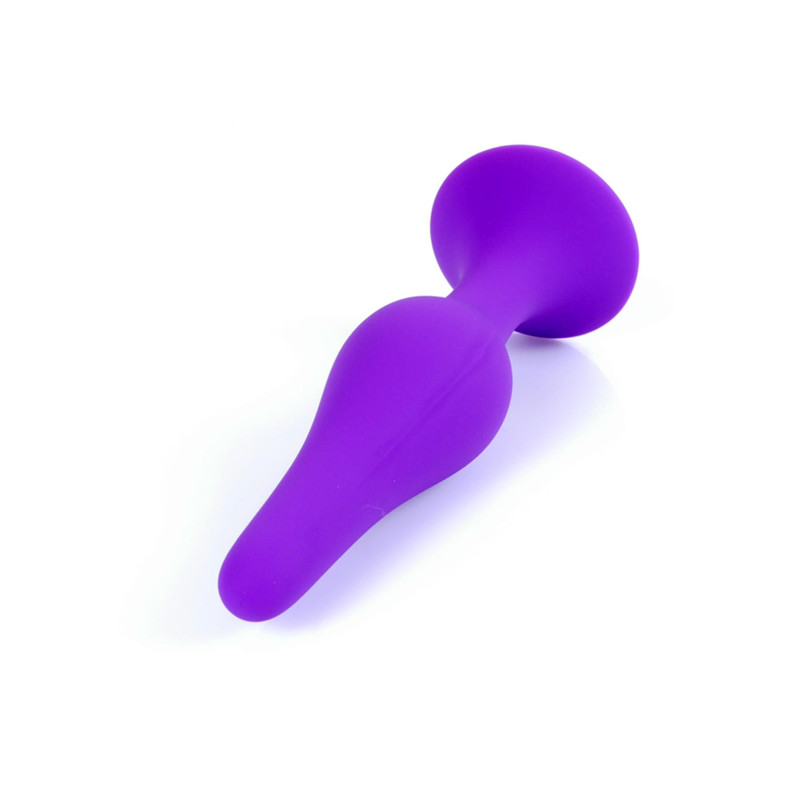 Анальная пробка B - Series HeavyFun Silicone Plug XL Purple