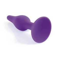 Анальная пробка B - Series HeavyFun Silicone Plug XL Purple