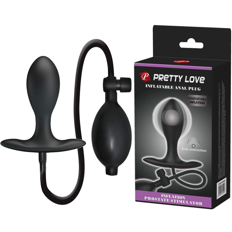 Анальная пробка Pretty Love Inflatable Anal Plug Black