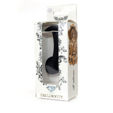Анальная пробка B - Series HeavyFun Curved Silicone Black Plug M