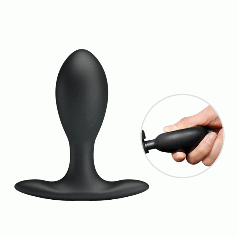 Анальная пробка Pretty Love Inflatable Anal Plug Black