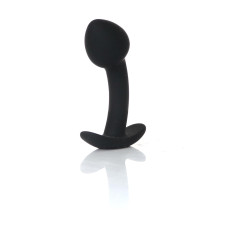 Анальная пробка B - Series HeavyFun Curved Silicone Black Plug S