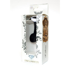 Анальная пробка B - Series HeavyFun Curved Silicone Black Plug S