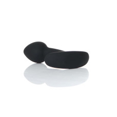 Анальная пробка B - Series HeavyFun Curved Silicone Black Plug S