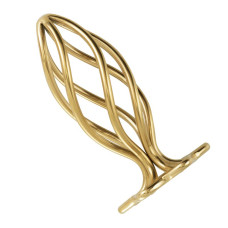 Анальна пробка LOCKINK SEVANDA Hollow Spiral Golden Metal Anal Plug - L size