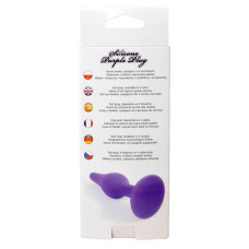 Анальна пробка B - Series HeavyFun Silicone Plug L Purple