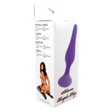 Анальная пробка B - Series HeavyFun Silicone Plug M Purple