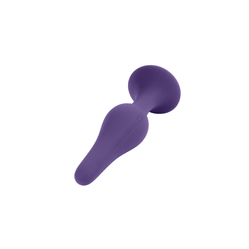 Анальная пробка B - Series HeavyFun Silicone Plug S Purple