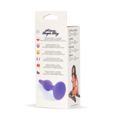 Анальная пробка B - Series HeavyFun Silicone Plug S Purple