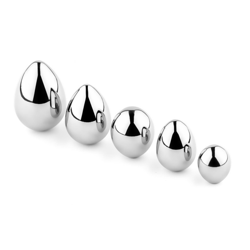 Анальна пробка зі змінними елементами B - Series HeavyFun Jewellery Metal Anal Plug No. 3