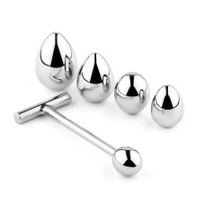 Анальна пробка зі змінними елементами B - Series HeavyFun Jewellery Metal Anal Plug No. 3
