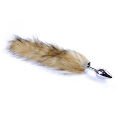 Анальна пробка B - Series HeavyFun Fox Tail, діаметр 2,7 см, довжина 6,5 см, Brown