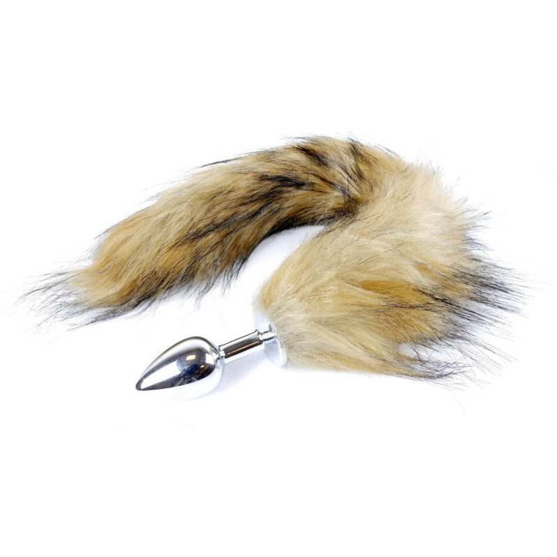 Анальна пробка B - Series HeavyFun Fox Tail, діаметр 2,7 см, довжина 6,5 см, Brown