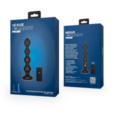 Анальный виброротатор Nexus Tornado Probe Edition Large, диаметр 4,5 см, вибрация + ротация, пульт ДУ