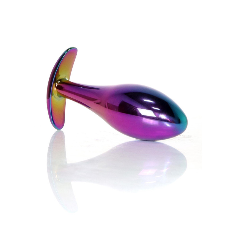Анальная пробка B - Series HeavyFun Bullet Jewellery Multicolour Plug, диаметр 3,2 см, длина 10,5 см, Clear
