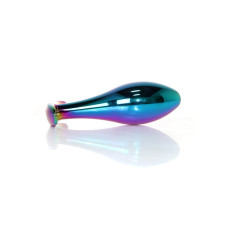 Анальна пробка B - Series HeavyFun Bullet Jewellery Multicolour Plug, діаметр 3,2 см, довжина 10,5 см, Clear