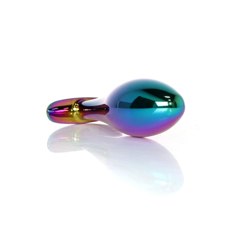Анальная пробка B - Series HeavyFun Bullet Jewellery Multicolour Plug, диаметр 3,2 см, длина 10,5 см, Clear