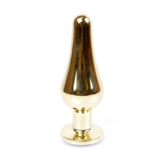Анальна пробка B - Series HeavyFun Long Jewellery Gold Plug, діаметр 3 см, довжина 9,5 см, Dark Blue
