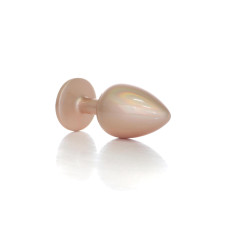 Анальная пробка B - Series HeavyFun Pearl Classic Jewellery Gold Plug Clear L