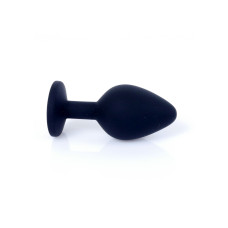 Анальная пробка B - Series HeavyFun Classic Jewellery Silicone Black Plug, диаметр 3,5 см, длина 8 см, Pink