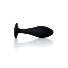 Анальная пробка B - Series HeavyFun Bullet Jewellery Silicone Black Plug, диаметр 3,2 см, длина 10,5 см, Clear