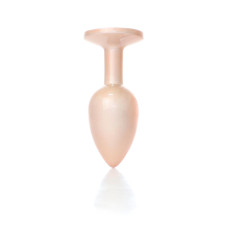 Анальна пробка B - Series HeavyFun Pearl Classic Jewellery Gold Plug Clear S