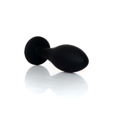Анальная пробка B - Series HeavyFun Bullet Jewellery Silicone Black Plug, диаметр 3,2 см, длина 10,5 см, Clear