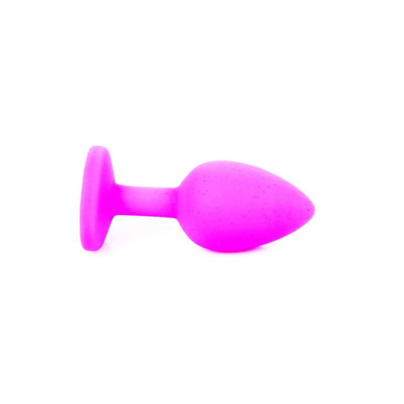 Анальна пробка B - Series HeavyFun Classic Jewellery Silicone Pink Plug, діаметр 2,7 см, довжина 7 см, Blue