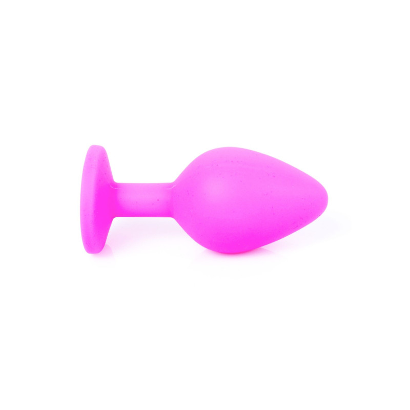 Анальная пробка B - Series HeavyFun Classic Jewellery Silicone Pink Plug, диаметр 3,5 см, длина 8 см, Blue