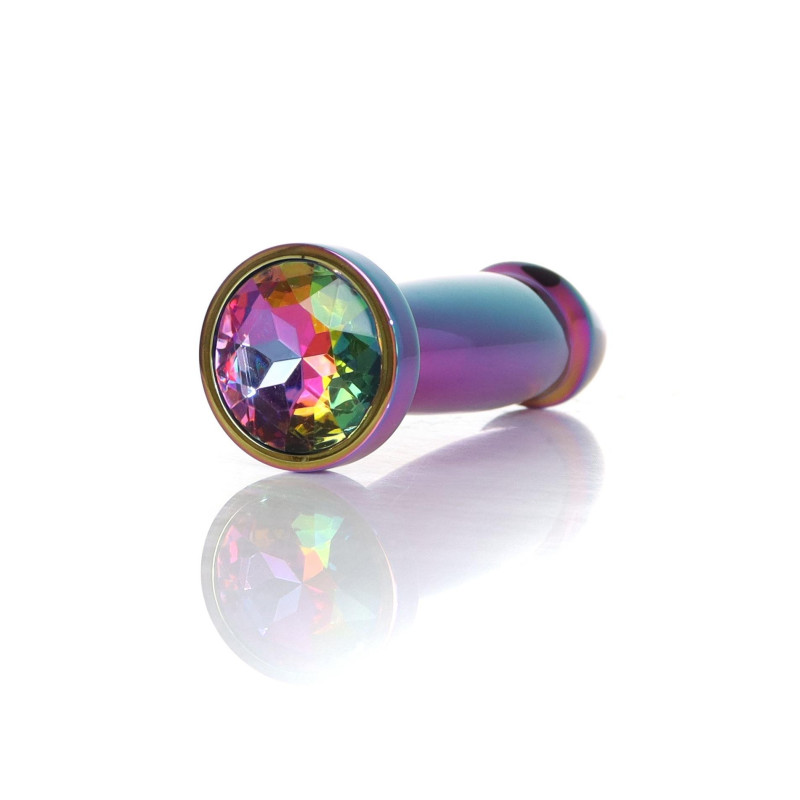 Анальная пробка B - Series HeavyFun Penis Jewellery Multicolour Plug Clear S