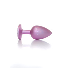 Анальна пробка B - Series HeavyFun Pearl Classic Jewellery Pink Plug Clear L