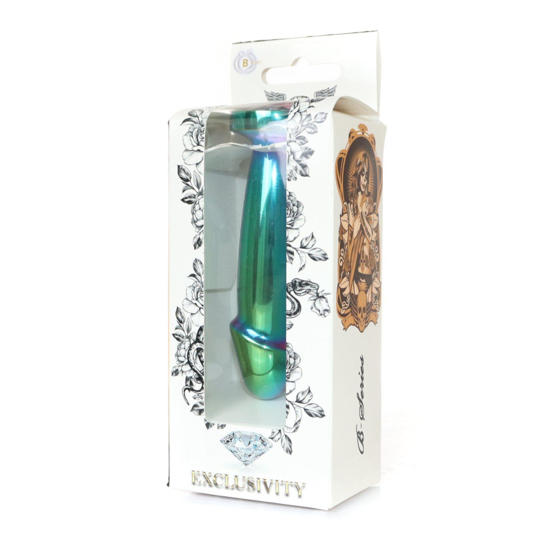 Анальная пробка B - Series HeavyFun Penis Jewellery Multicolour Plug Clear S