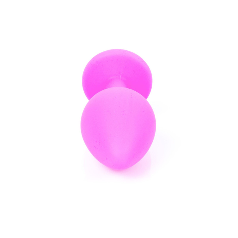 Анальная пробка B - Series HeavyFun Classic Jewellery Silicone Pink Plug, диаметр 3,5 см, длина 8 см, Blue