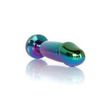 Анальная пробка B - Series HeavyFun Penis Jewellery Multicolour Plug Clear S