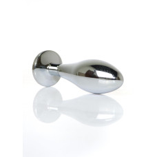 Анальна пробка B - Series HeavyFun Bullet Jewellery Silver Plug, діаметр 2,8 см, довжина 9,2 см, Pink