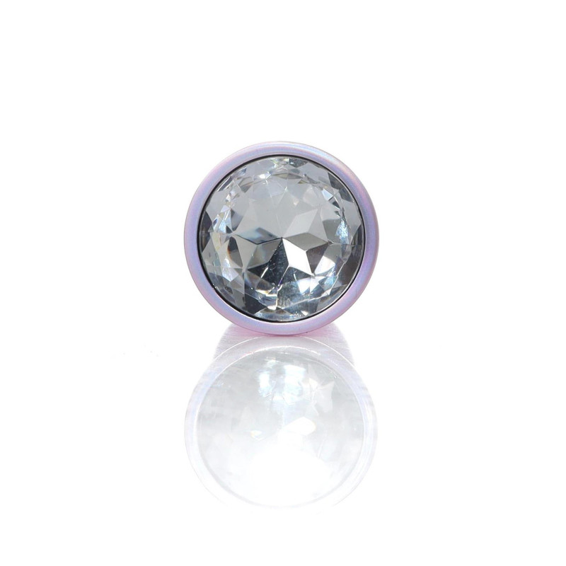 Анальна пробка B - Series HeavyFun Pearl Classic Jewellery Pink Plug Clear S