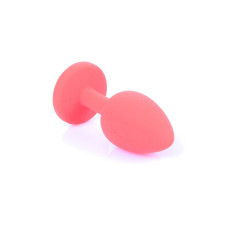 Анальна пробка B - Series HeavyFun Classic Jewellery Silicone Red Plug, діаметр 2,7 см, довжина 7 см, Dark Blue
