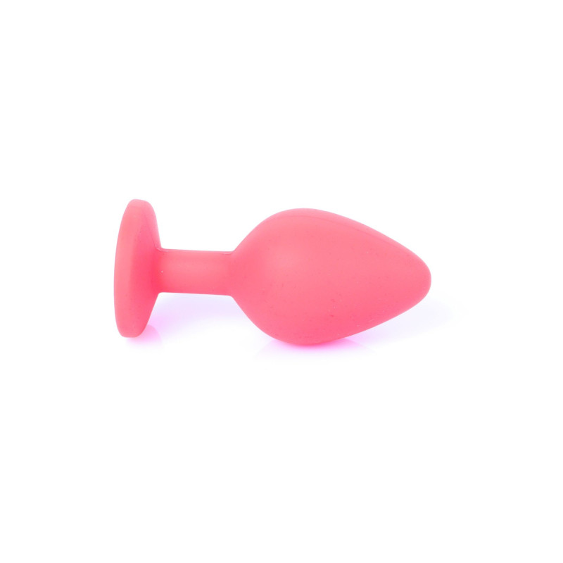 Анальна пробка B - Series HeavyFun Classic Jewellery Silicone Red Plug, діаметр 3,5 см, довжина 8 см, Dark Blue
