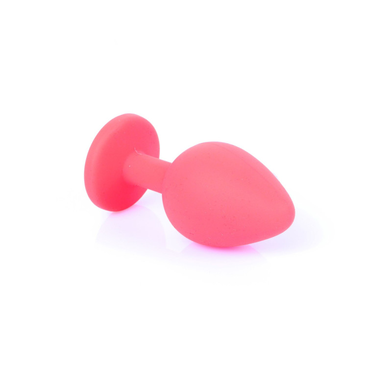 Анальна пробка B - Series HeavyFun Classic Jewellery Silicone Red Plug, діаметр 3,5 см, довжина 8 см, Dark Blue