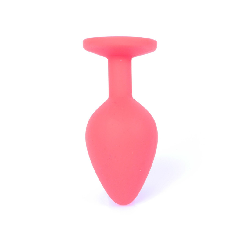 Анальна пробка B - Series HeavyFun Classic Jewellery Silicone Red Plug, діаметр 3,5 см, довжина 8 см, Dark Blue