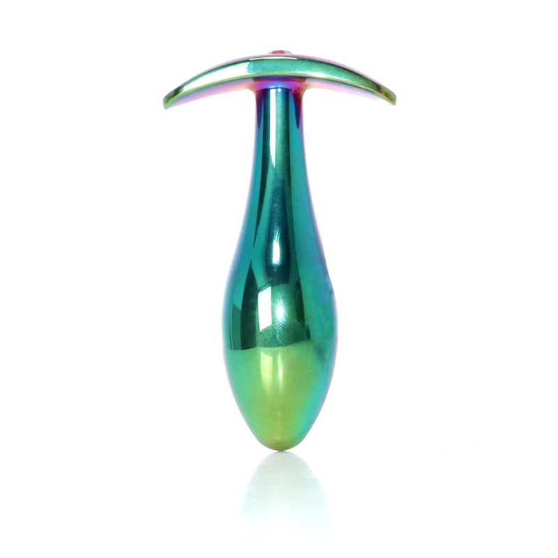 Анальная пробка B - Series HeavyFun Bullet Jewellery Multicolour Plug, диаметр 2,8 см, длина 9,2 см, Pink