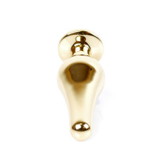 Анальна пробка B - Series HeavyFun Long Jewellery Gold Plug, діаметр 3 см, довжина 9,5 см, Clear