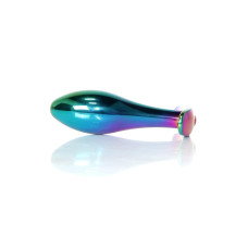 Анальна пробка B - Series HeavyFun Bullet Jewellery Multicolour Plug, діаметр 2,8 см, довжина 9,2 см, Pink