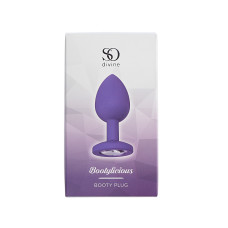 Анальная пробка с кристаллом So Divine Bootylicious 3 в 1 сменные кристаллы M