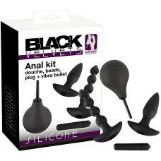 Анальные пробки Black Velvets Anal Kit Черные